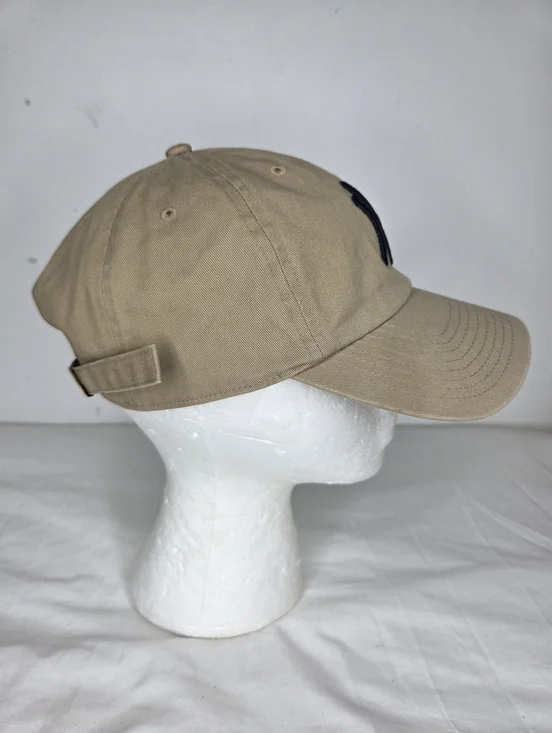 47th Brand New York Yankees Khaki Baseball Cap with Navy Logo - Picture 2 of 10